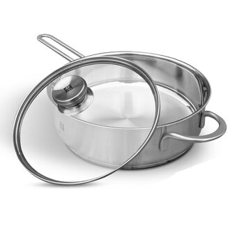 Cковорода для тушкування 24 см зі скляною кришкою Twin Nova Zwilling