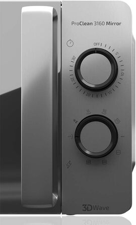 Мікрохвильова піч 700 Вт ProClean 3160 Mirror Cecotec