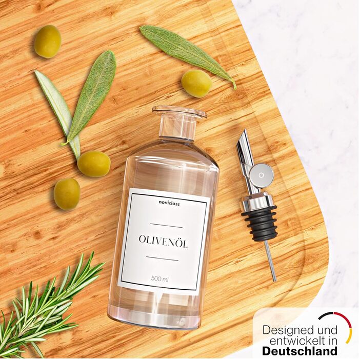 Набір пляшок для розливу оцту та олії 2 х 500 мл Noviclass