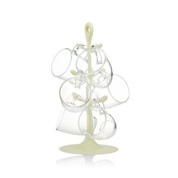 Набір чашок з підставкою фісташкової, 7 предметів, Bistro Bodum