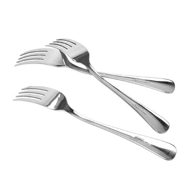 Набір столових виделок Fissman 3 предмети FELDON 20 см нержавеющая сталь (3057)