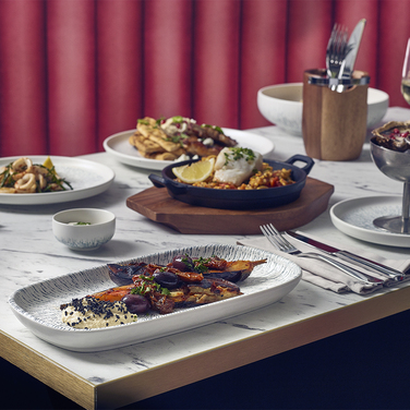 Блюдо прямоугольное 30*15.5 см, Sereno Porcelain Strato, GenWare