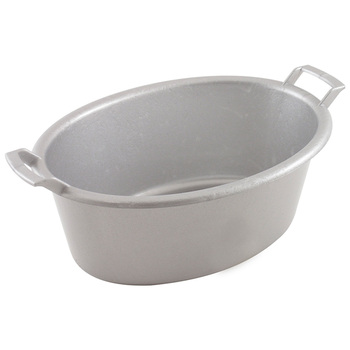 C012MS Підставка для цукру та чаю 'миска', пластик, колір срібний