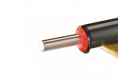 Скалка для тіста регульована, 48,5 см чорна Exact Gefu