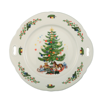 Тортовница з ручками 27 см Weihnachten Marie-Luise Seltmann