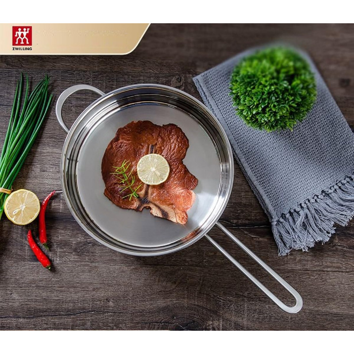 Cковорода для тушкування 24 см зі скляною кришкою Twin Nova Zwilling