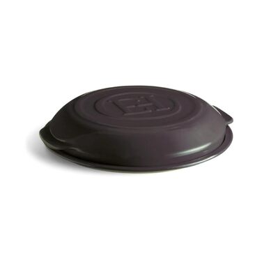 Форма для пирога тарт татен з кришкою, темно-коричнева Emile Henry