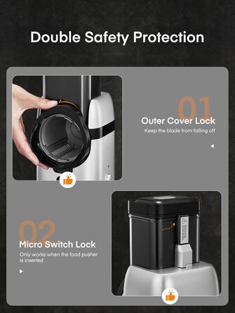 Овочерізка електрична 5 в 1, 80 Вт FOHERE