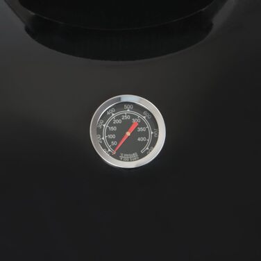 Бочка для барбекю 3 в 1, чорний, 47 см BBQ-Toro