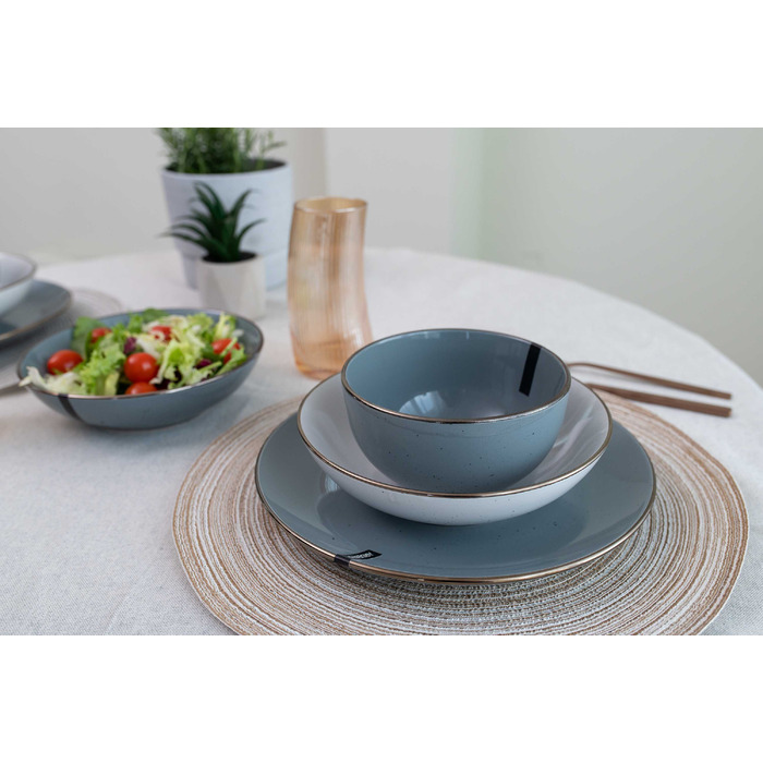 ARDESTO Суповая тарелка Bagheria Ярко-белый, 20см, керамический, белый