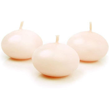 Плаваючі свічки 50 шт. плаваючі свічки Ø 40 мм (рожеве золото) (кремові)