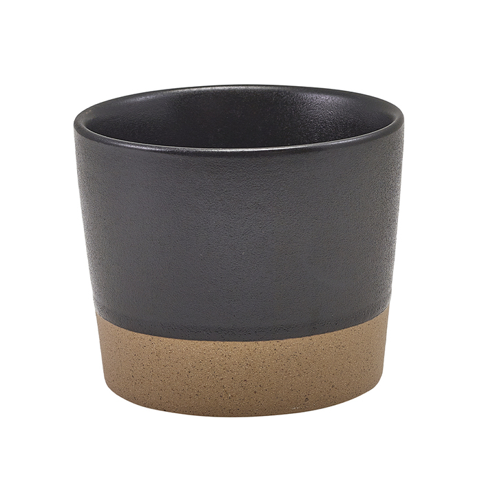 Чашка без ручки 285 мл, чорна, Kava Black Stoneware, GenWare