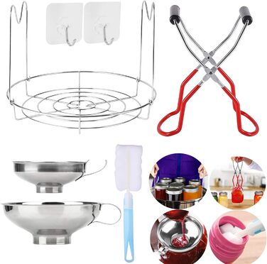 Набір для консервації 7 предметів червоний DoYoMo