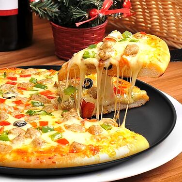 Набір із 4 дек для піци 30 см чорний Onader