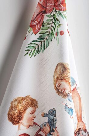 Набір із 3 багатоцільових кухонних рушників Maison d&39 Hermine Rural Christmas, 100 бавовна Барні рушники День подяки/Різдво (50 см x 70 см) (хромований)