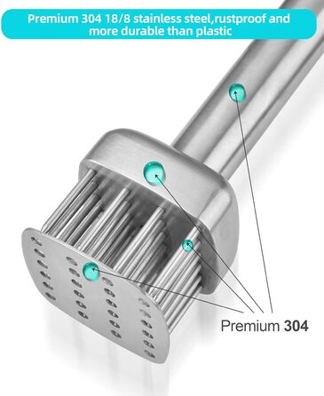 Молоток для м'яса з нержавіючої сталі 20,5 см Aliglow