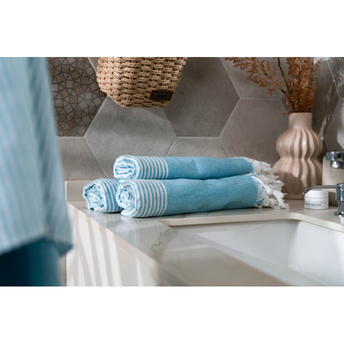 Полотенце Ardesto SPA 90х170см, 100% хлопок, аква