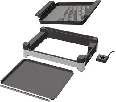 Електричний настільний гриль 2200 Вт із скляною кришкою Lono WMF