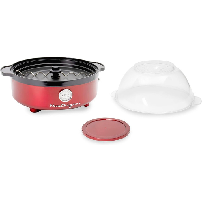 Аппарат для попкорна 5,5 л в ретро-стиле красный Nostalgia