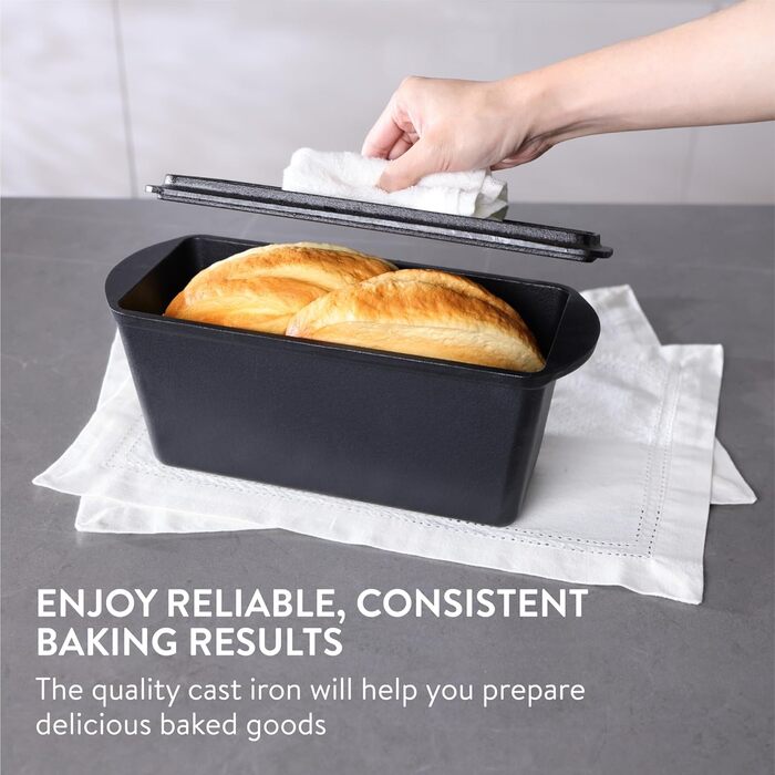 Чавунна форма для випічки з кришкою 34 см Navaris