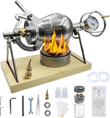 Традиційний китайський апарат для попкорну 300 мл, нержавіюча сталь Generic