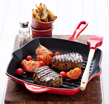 Сковорода гриль 26 см, горіховий Le Creuset