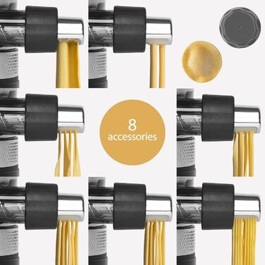 Машина для макаронів 220 Вт, чорна H.Koenig