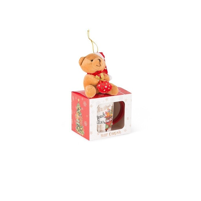 Набір Fissman з кружки 350 мл та іграшки порцеляна (14056)