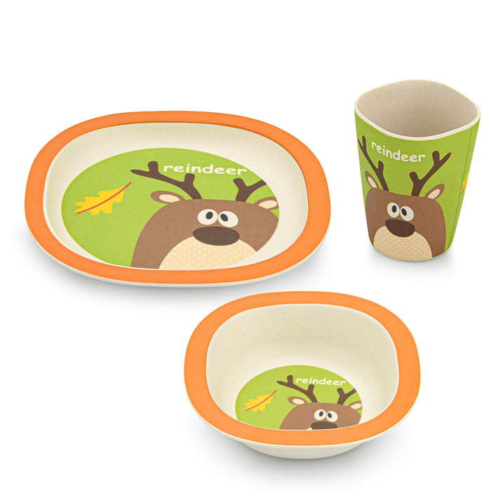 Дитячий набір 'ОЛЕНЯ' 3 предмета Fissman