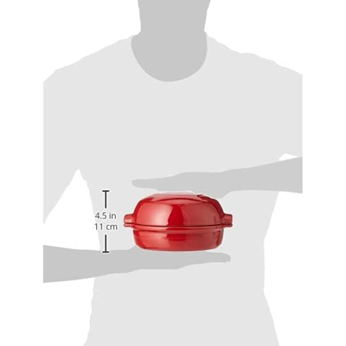 Форма для запікання сиру 19,5x17, 5х10 см бордовий Emile Henry