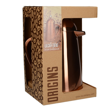 Кофейник с двойными стенками CreativeTops Thermique, медный, 1000 мл