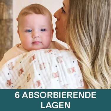 Набір із 6 рушників для дітей 30 х 30 см KOALA BABYCARE