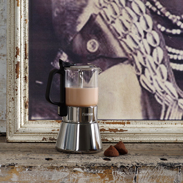 Гейзерна кавоварка на 6 порций/360 мл Fissman
