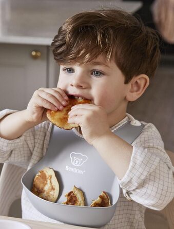 Слюнявчик для дітей, сірий BabyBjörn