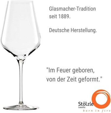 Келихи для шампанського Stlzle Lausitz Quatrophil 290 мл I Келихи для шампанського Набір з 6 келихів для ігристого вина 6 шт. Можна мити в посудомийній машині I благородні кришталеві келихи з ручним видуванням I найкращої якості (келихи для червоного вина