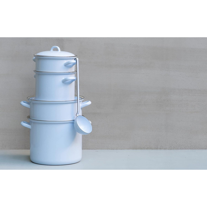 Каструля з хромованим обідком 18 см Riess