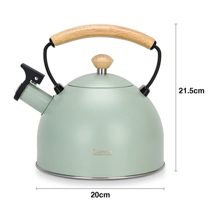 Чайник для кип'ятіння води Fissman JOYCE 2,5 л нержавіюча сталь (5969)