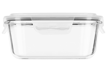 ARDESTO Контейнер для зберігання Gemini 1200 мл, квадратний, боросилікатне скло