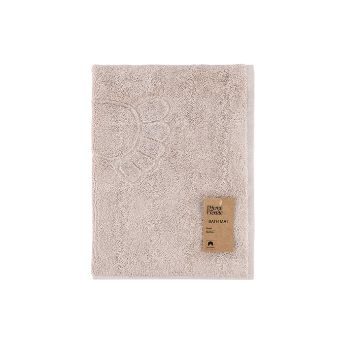 Килимок для ніг махровий Ardesto Benefit, 50х70см, 100% бавовна, айворі