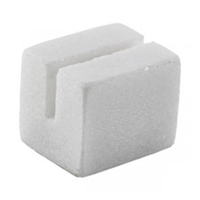 Меню-холдер 3*2.5*2.5 см, мармуровий, білий, GenWare