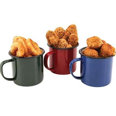 Кружка 360 мл емальована червона, GenWare