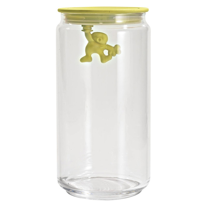 Ємність для зберігання 1,4 л прозора / жовта Gianni Alessi