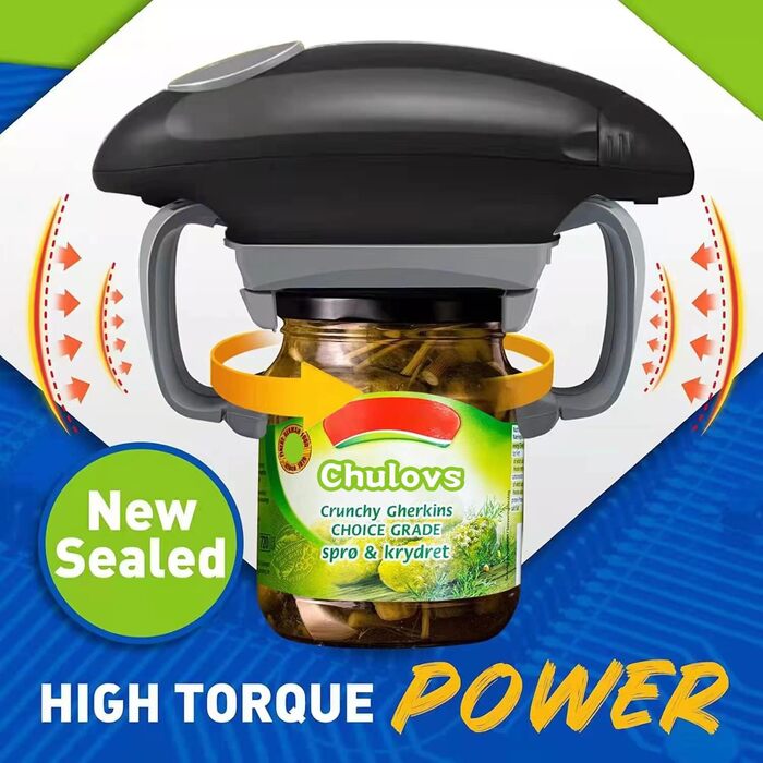 Відкривачка для банок електрична чорна Chulovs