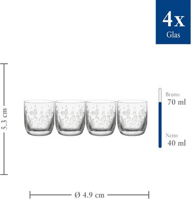 Набор из 4 рюмок 40 мл Toy's Delight Villeroy & Boch