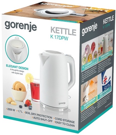 Електрочайник Gorenje K17DPW (7068492)