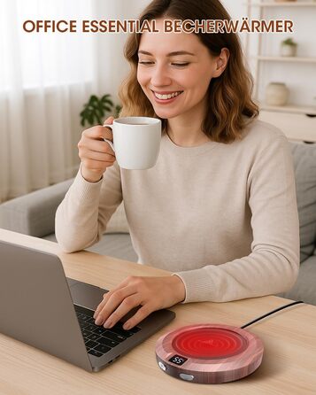 Подогреватель чашек до 75C, 3 уровня температуры MXMZHXU