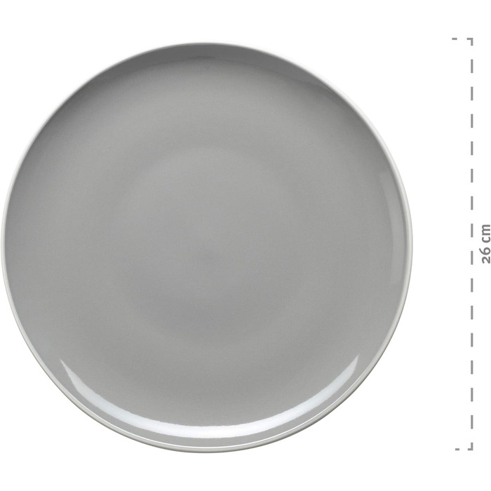 Набір посуду Mser, керамограніт Maila рожевий/сірий/синій/зелений, набір на 4 особи Зелений, Синій, Рожевий, Сірий