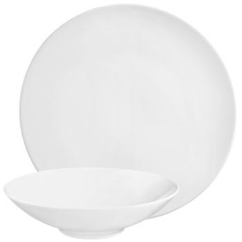 Набір тарілок 12 предметів білий Fashion Seltmann
