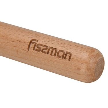 Збивалка Fissman 20 см з дерев`яною ручкою силікон (1198)