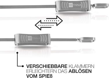 Шампури для барбекю 6 х 45 см. Heynna Premium